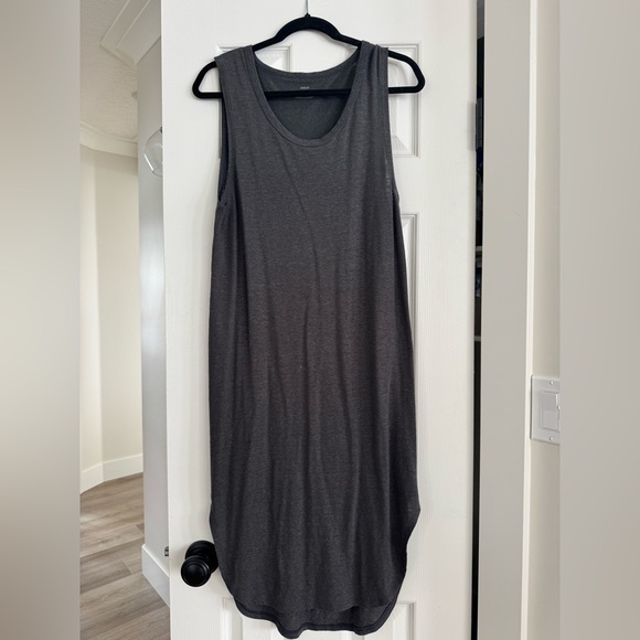 aerie Dresses & Skirts - Aerie Relaxed Sleeveless Tank Dress - Charcoal